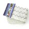 White Color W Shaped Microfiber Wet Mop Pads With Hard Silk 480gsm Fabric