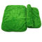 Polyester Polyamide Microfiber Cleaning Cloth Green Coral Fleece 30x30